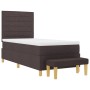 Estructura de Cama con Colchón Juego de 2 Marrón Oscuro Tela de , Camas y somieres - Ref: Foro24-3344194, Precio: 372,51 €, D...
