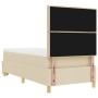 Cama con Somier con Colchón y Banco Crema 90x200 cm Tela de , Camas y somieres - Ref: Foro24-3344196, Precio: 354,47 €, Descu...