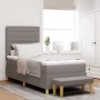 Cama Box Spring con Colchón y Banco Taupe 100x200 cm Tela de , Camas y somieres - Ref: Foro24-3344202, Precio: 411,33 €, Desc...