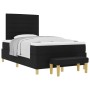 Cama Box Spring con Colchón y Banco Negro 120x200 cm Tela de , Camas y somieres - Ref: Foro24-3344214, Precio: 450,39 €, Desc...