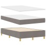 Estructura de Cama con Colchón Juego de 2 Taupe Tela 120 x 200 cm de , Camas y somieres - Ref: Foro24-3344216, Precio: 451,64...