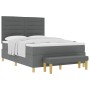 Cama con Base con Colchón y Banco Gris Oscuro 140x200 cm Tela de , Camas y somieres - Ref: Foro24-3344227, Precio: 545,78 €, ...