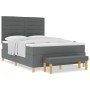 Cama con Base con Colchón y Banco Gris Oscuro 140x200 cm Tela de , Camas y somieres - Ref: Foro24-3344227, Precio: 545,78 €, ...