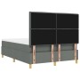 Cama con Base con Colchón y Banco Gris Oscuro 140x200 cm Tela de , Camas y somieres - Ref: Foro24-3344227, Precio: 545,78 €, ...