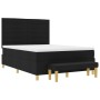 Cama con Somier con Colchón y Banco Negro 140x200 cm Tela de , Camas y somieres - Ref: Foro24-3344228, Precio: 545,55 €, Desc...