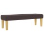 Cama con Box Spring con Colchón y Banco Marrón Oscuro 140x200 cm Tela de , Camas y somieres - Ref: Foro24-3344229, Precio: 54...