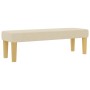 Cama con Base con Colchón y Banco Crema 140x200 cm Tela de , Camas y somieres - Ref: Foro24-3344231, Precio: 581,13 €, Descue...