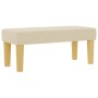 Cama Box Spring con colchón y banco Crema 90x200 cm Tela de , Camas y somieres - Ref: Foro24-3344273, Precio: 364,16 €, Descu...