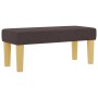 Cama Box Spring con colchón y banco Marrón Oscuro 100x200 cm Tela de , Camas y somieres - Ref: Foro24-3344278, Precio: 410,47...