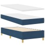 Cama Box Spring con Colchón y Banco Azul 100x200 cm Tela de , Camas y somieres - Ref: Foro24-3344281, Precio: 379,20 €, Descu...