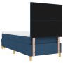 Cama Box Spring con Colchón y Banco Azul 100x200 cm Tela de , Camas y somieres - Ref: Foro24-3344281, Precio: 379,20 €, Descu...