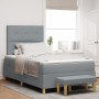 Cama Box Spring con colchón y banco Gris Claro 120x200 cm Tela de , Camas y somieres - Ref: Foro24-3344289, Precio: 465,64 €,...