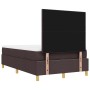 Cama Box Spring con colchón y banco marrón oscuro 120x200 cm de tela de , Camas y somieres - Ref: Foro24-3344292, Precio: 434...