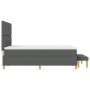 Cama con somier con colchón y banco gris oscuro 140x200 cm tela de , Camas y somieres - Ref: Foro24-3344304, Precio: 532,84 €...