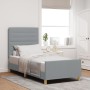 Estructura de Cama Gris Claro 80x200 cm Tela de , Camas y somieres - Ref: Foro24-3344606, Precio: 134,75 €, Descuento: %