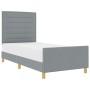 Estructura de Cama Gris Claro 80x200 cm Tela de , Camas y somieres - Ref: Foro24-3344606, Precio: 134,75 €, Descuento: %