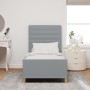 Estructura de Cama Gris Claro 80x200 cm Tela de , Camas y somieres - Ref: Foro24-3344606, Precio: 134,75 €, Descuento: %