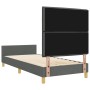 Estructura de Cama Gris Oscuro 80x200 cm Tela de , Camas y somieres - Ref: Foro24-3344607, Precio: 151,60 €, Descuento: %