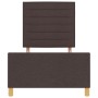 Estructura de Cama en Marrón Oscuro, 80x200 cm, Tela de , Camas y somieres - Ref: Foro24-3344609, Precio: 164,08 €, Descuento: %