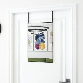 Espejo de puerta cristal y aluminio negro 40x60 cm de vidaXL, Espejos - Ref: Foro24-327406, Precio: 39,69 €, Descuento: %