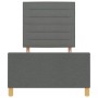 Estructura de Cama Gris Oscuro 100x200 cm Tela de , Camas y somieres - Ref: Foro24-3344628, Precio: 163,75 €, Descuento: %