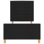 Cama Negra 100x200 cm de Tela de , Camas y somieres - Ref: Foro24-3344629, Precio: 141,55 €, Descuento: %