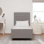 Estructura de cama Taupe 100x200 cm Tela de , Camas y somieres - Ref: Foro24-3344631, Precio: 138,34 €, Descuento: %