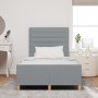 Estructura de Cama Gris Claro 120x190 cm Tela de , Camas y somieres - Ref: Foro24-3344634, Precio: 198,54 €, Descuento: %
