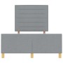 Estructura de Cama Gris Claro 120x190 cm Tela de , Camas y somieres - Ref: Foro24-3344634, Precio: 198,54 €, Descuento: %