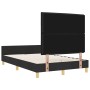 Estructura de cama Marrón oscuro 120x190 cm Tela de , Camas y somieres - Ref: Foro24-3344637, Precio: 189,38 €, Descuento: %