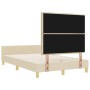 Estructura de Cama Crema 120x190 cm de Tela de , Camas y somieres - Ref: Foro24-3344639, Precio: 185,32 €, Descuento: %