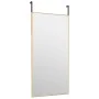 Espejo de puerta cristal y aluminio dorado 40x80 cm de vidaXL, Espejos - Ref: Foro24-327416, Precio: 33,94 €, Descuento: %