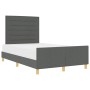 Cama Gris Oscuro 120x200 cm Tela de , Camas y somieres - Ref: Foro24-3344642, Precio: 178,26 €, Descuento: %
