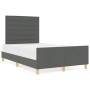 Cama Gris Oscuro 120x200 cm Tela de , Camas y somieres - Ref: Foro24-3344642, Precio: 178,26 €, Descuento: %