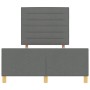 Cama Gris Oscuro 120x200 cm Tela de , Camas y somieres - Ref: Foro24-3344642, Precio: 178,26 €, Descuento: %
