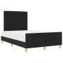 Cama Negra 120x200 cm de Tela de , Camas y somieres - Ref: Foro24-3344643, Precio: 205,19 €, Descuento: %