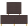 Estructura de Cama Marrón Oscuro 120x200 cm Tela de , Camas y somieres - Ref: Foro24-3344644, Precio: 163,58 €, Descuento: %