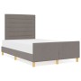Cama Taupe 120x200 cm de Tela de , Camas y somieres - Ref: Foro24-3344645, Precio: 179,36 €, Descuento: %