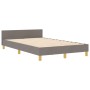 Cama Taupe 120x200 cm de Tela de , Camas y somieres - Ref: Foro24-3344645, Precio: 179,36 €, Descuento: %