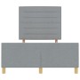 Estructura de Cama en Gris Claro, 140x200 cm, Tela de , Camas y somieres - Ref: Foro24-3344655, Precio: 247,58 €, Descuento: %
