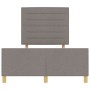 Marco de Cama en Taupe, 140x200 cm de Tela de , Camas y somieres - Ref: Foro24-3344659, Precio: 224,03 €, Descuento: %