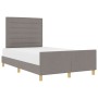 Estructura de Cama Taupe 160x200 cm Tela de , Camas y somieres - Ref: Foro24-3344666, Precio: 245,86 €, Descuento: %