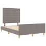 Estructura de Cama Taupe 160x200 cm Tela de , Camas y somieres - Ref: Foro24-3344666, Precio: 245,86 €, Descuento: %