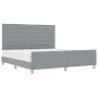 Cama Gris Claro 180x200 cm de Tela de , Camas y somieres - Ref: Foro24-3344669, Precio: 278,55 €, Descuento: %