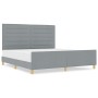 Cama Gris Claro 180x200 cm de Tela de , Camas y somieres - Ref: Foro24-3344669, Precio: 278,55 €, Descuento: %