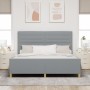 Cama Gris Claro 180x200 cm de Tela de , Camas y somieres - Ref: Foro24-3344669, Precio: 278,55 €, Descuento: %