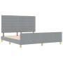 Cama Gris Claro 180x200 cm de Tela de , Camas y somieres - Ref: Foro24-3344669, Precio: 278,55 €, Descuento: %