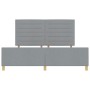 Cama Gris Claro 180x200 cm de Tela de , Camas y somieres - Ref: Foro24-3344669, Precio: 278,55 €, Descuento: %