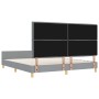 Cama Gris Claro 180x200 cm de Tela de , Camas y somieres - Ref: Foro24-3344669, Precio: 278,55 €, Descuento: %