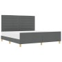 Estructura de Cama Gris Oscuro 180x200 cm Tela de , Camas y somieres - Ref: Foro24-3344670, Precio: 265,87 €, Descuento: %